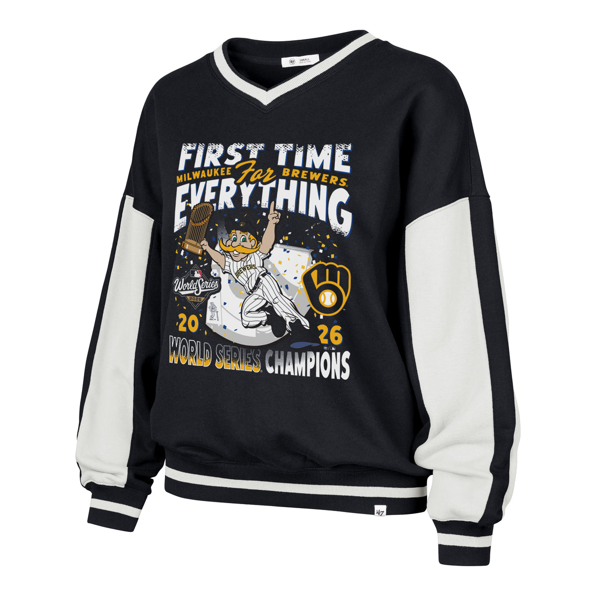 MILWAUKEE BREWERS 2026 WORLD SERIES CHAMPIONS '47 WOMEN'S LOCK IN PULLOVER