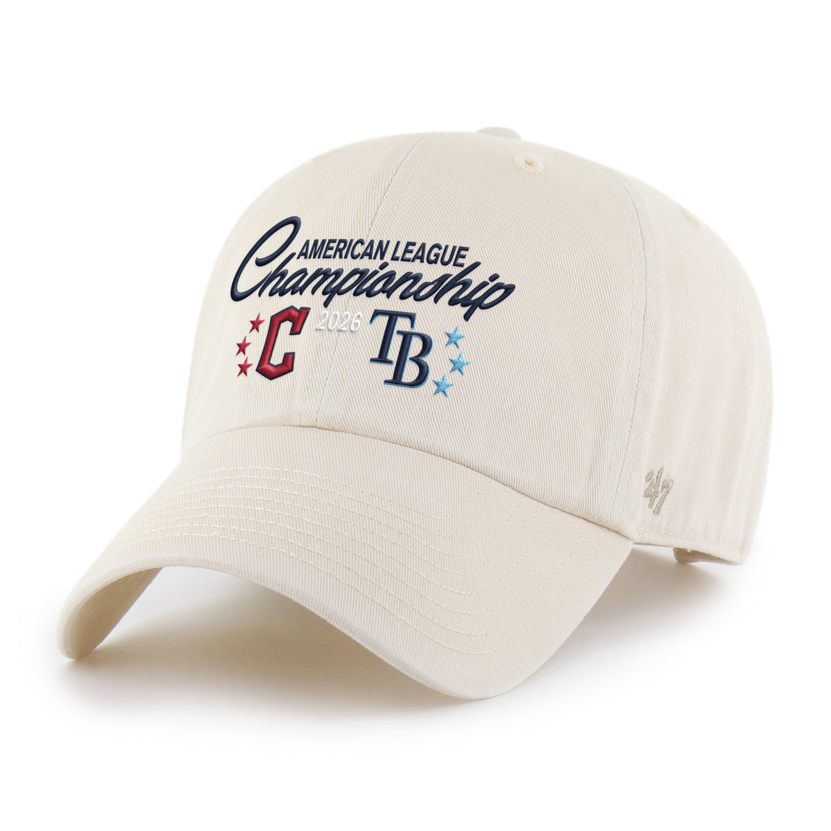 TAMPA BAY RAYS VS. CLEVELAND GUARDIANS AMERICAN LEAGUE CHAMPIONSHIP DUELING '47 CLEAN UP