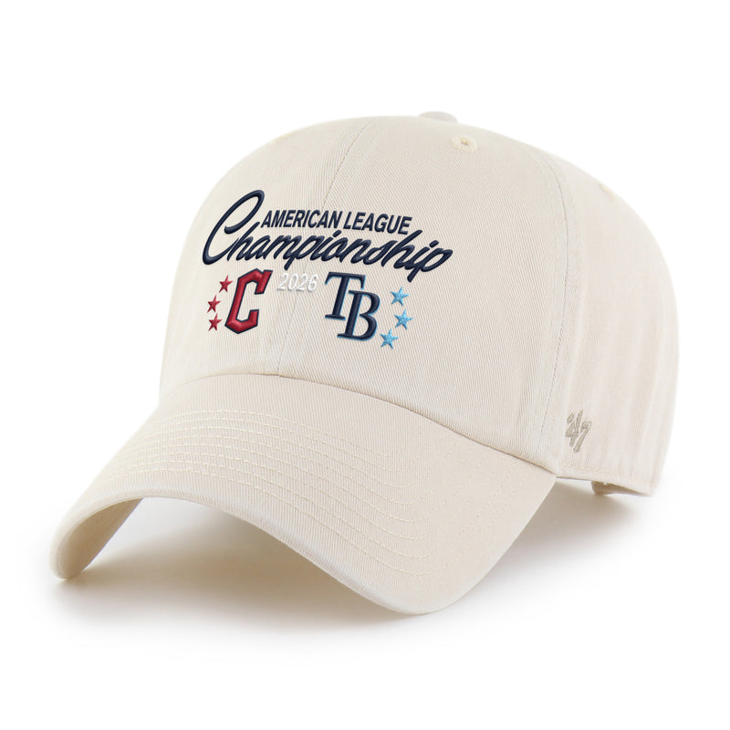 TAMPA BAY RAYS VS. CLEVELAND GUARDIANS AMERICAN LEAGUE CHAMPIONSHIP DUELING '47 CLEAN UP