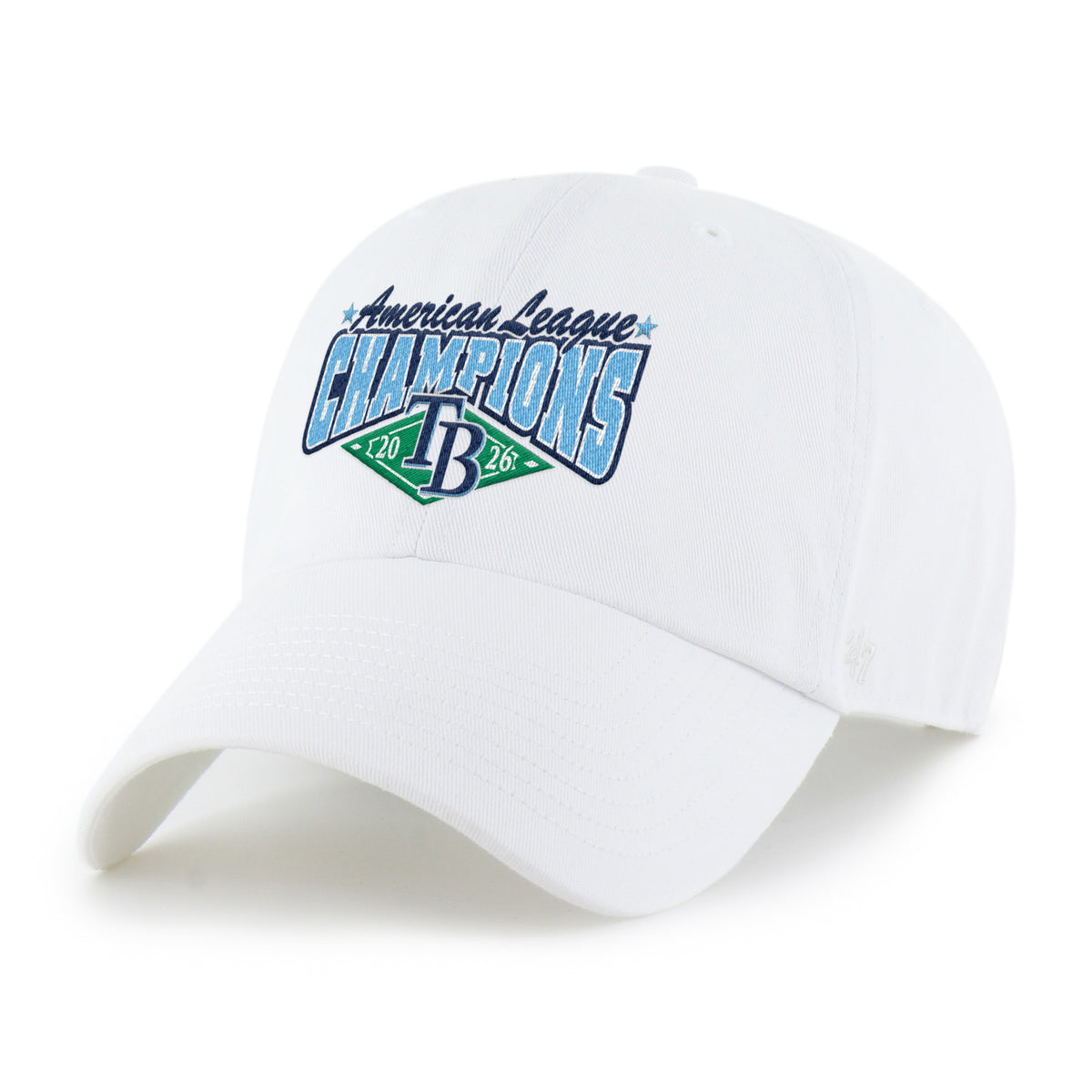 TAMPA BAY RAYS AMERICAN LEAGUE CHAMPIONS '47 CLEAN UP