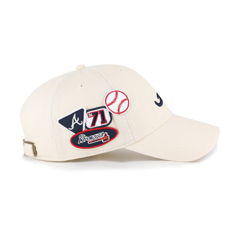 ATLANTA BRAVES BADGES '47 CLEAN UP