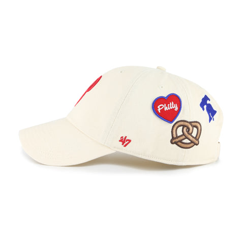PHILADELPHIA PHILLIES BADGES '47 CLEAN UP