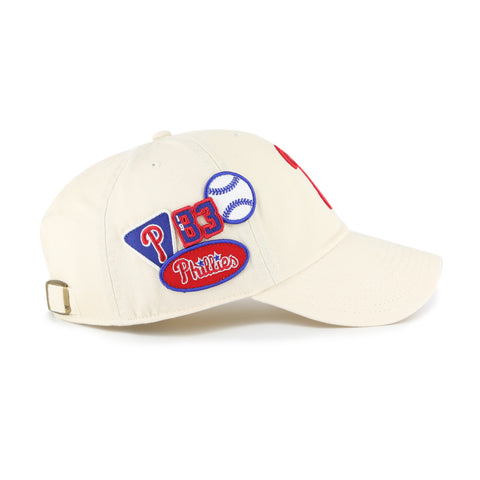 PHILADELPHIA PHILLIES BADGES '47 CLEAN UP