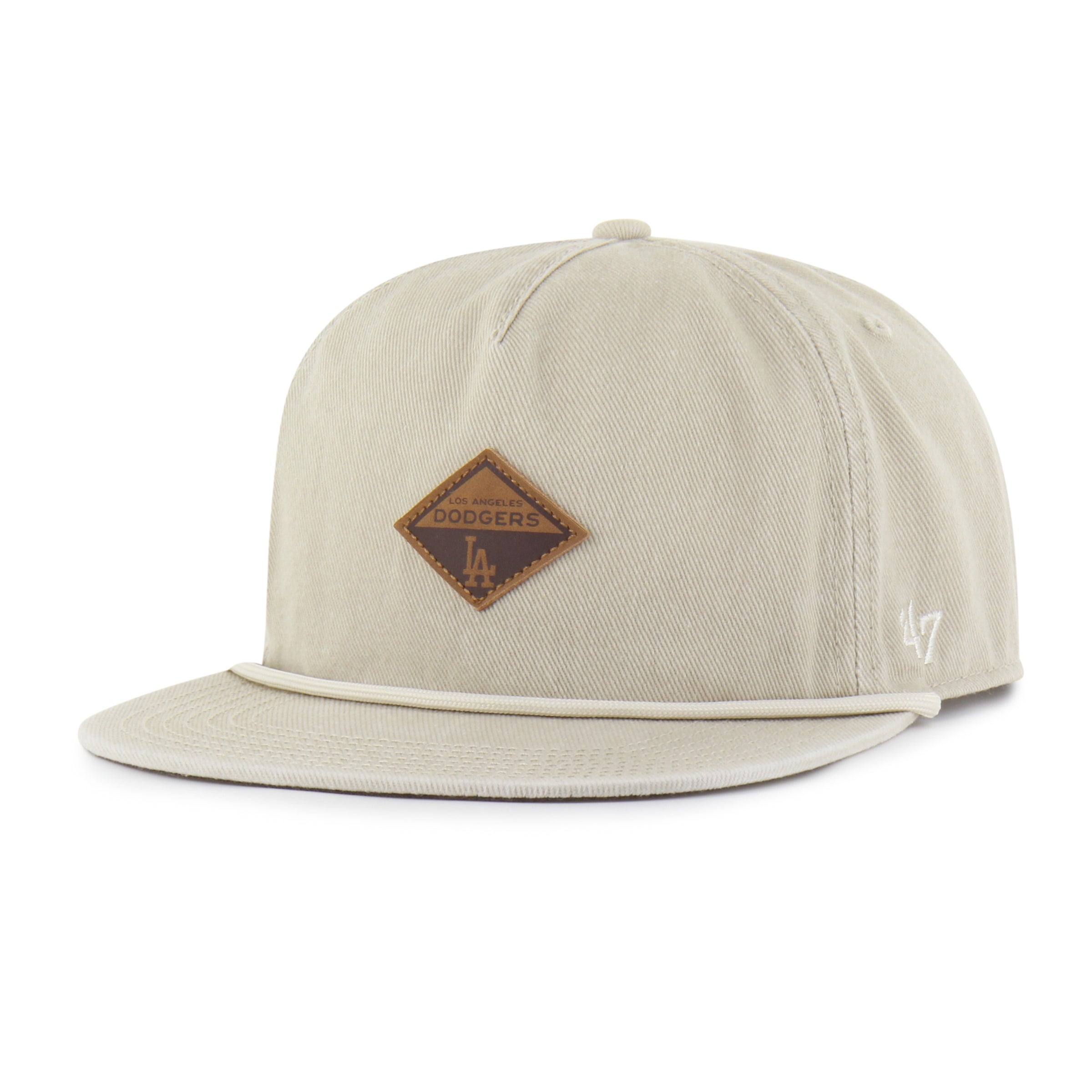 帽子 everyone logo cap BEIGE LOS ANGELES DODGERS BREAKWATER WASH '47 CAPTAIN RP RELAXED - Beige