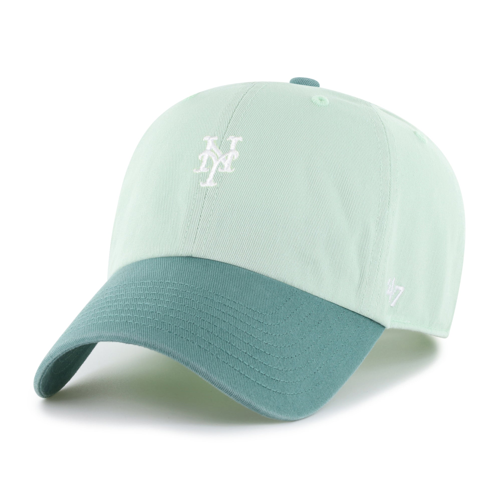 NEW YORK METS BASE RUNNER SCRIPT TWO TONE '47 CLEAN UP