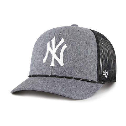 NEW YORK YANKEES CARBON ROPE '47 TRUCKER