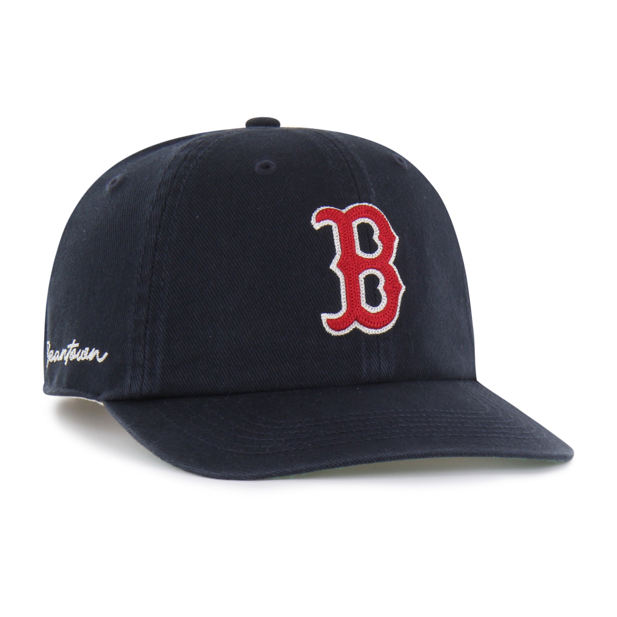 BOSTON RED SOX CHAIN SIDE STITCH '47 CLEAN UP FLAT BRIM