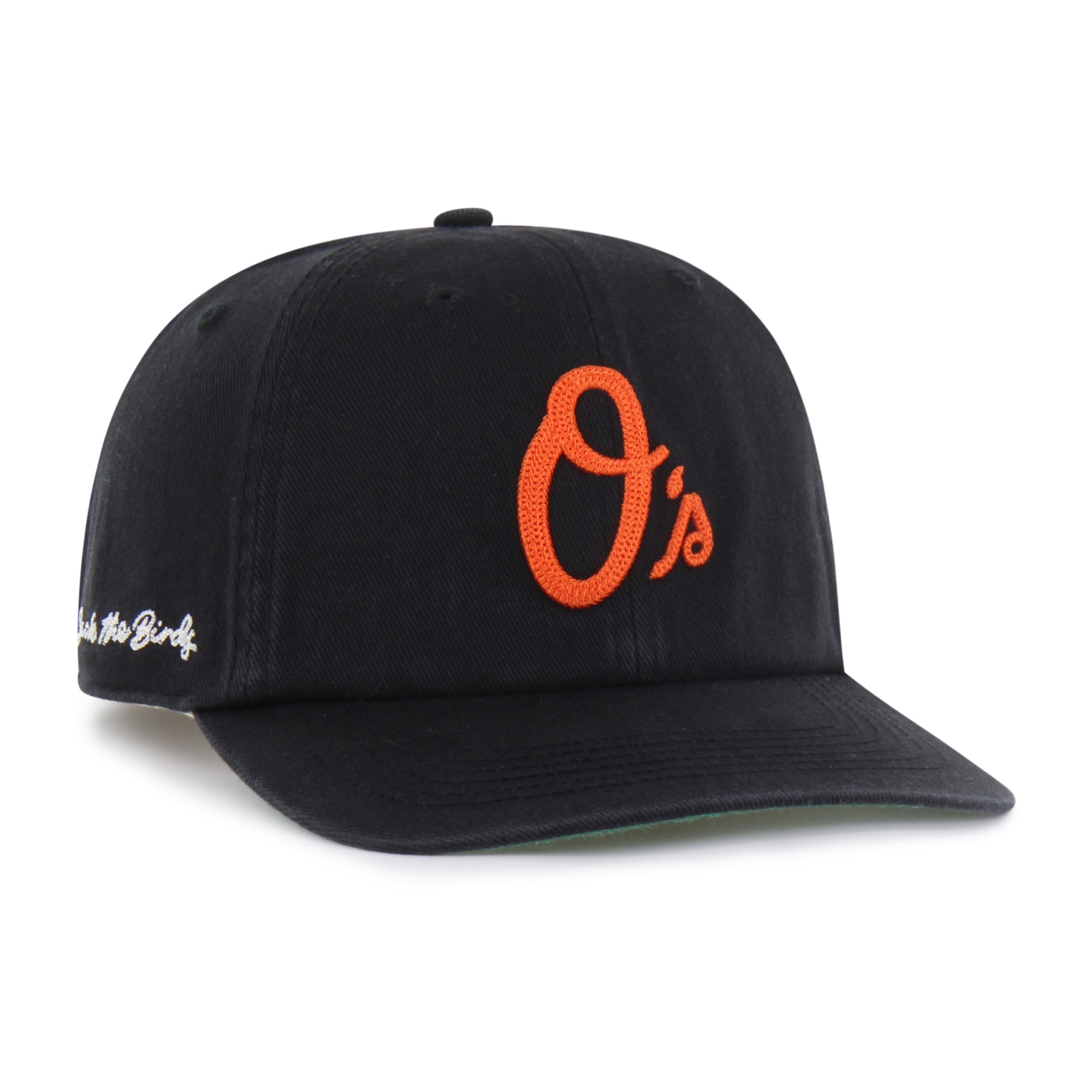 BALTIMORE ORIOLES CHAIN SIDE STITCH '47 CLEAN UP FLAT BRIM