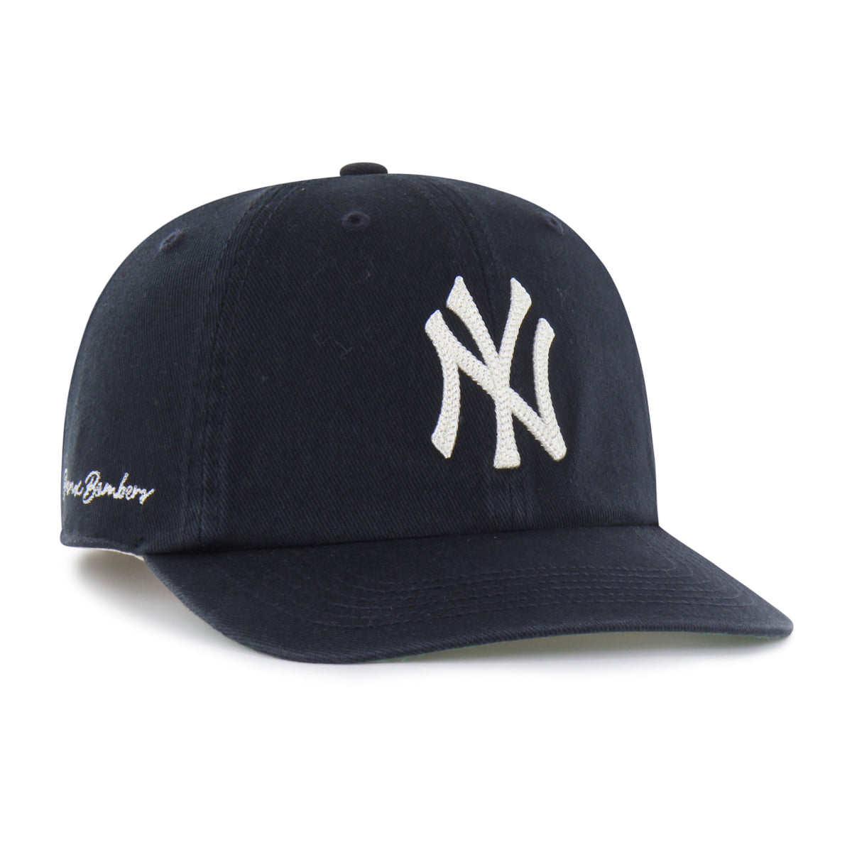 NEW YORK YANKEES CHAIN SIDE STITCH '47 CLEAN UP FLAT BRIM
