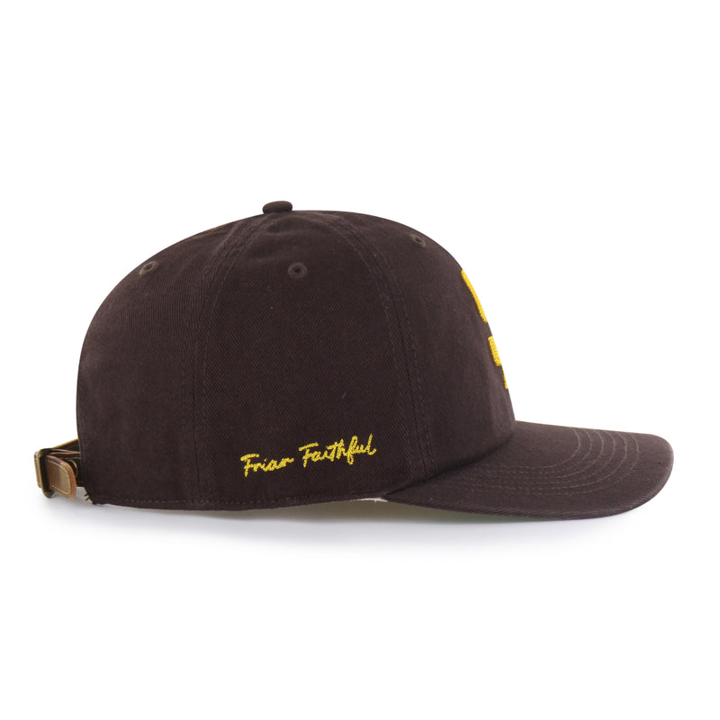 SAN DIEGO PADRES CHAIN SIDE STITCH '47 CLEAN UP FLAT BRIM
