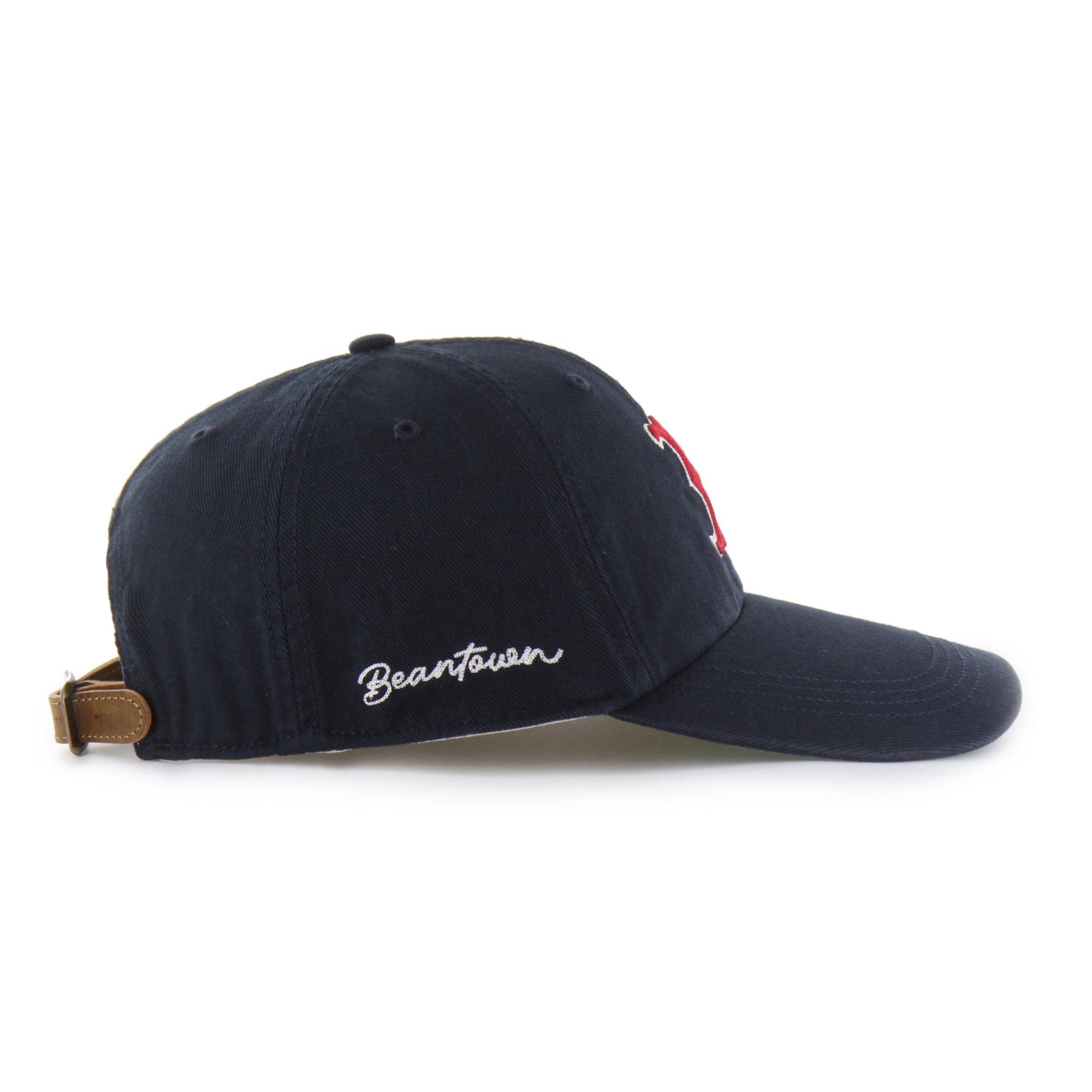 BOSTON RED SOX CHAIN SIDE STITCH '47 CLEAN UP LONG VISOR