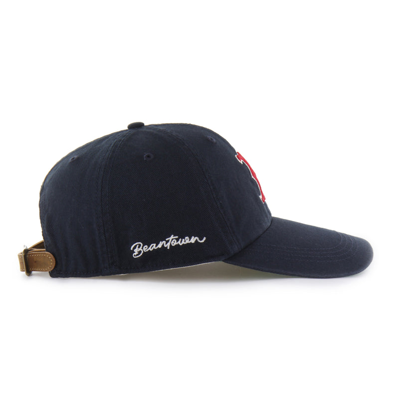 BOSTON RED SOX CHAIN SIDE STITCH '47 CLEAN UP LONG VISOR
