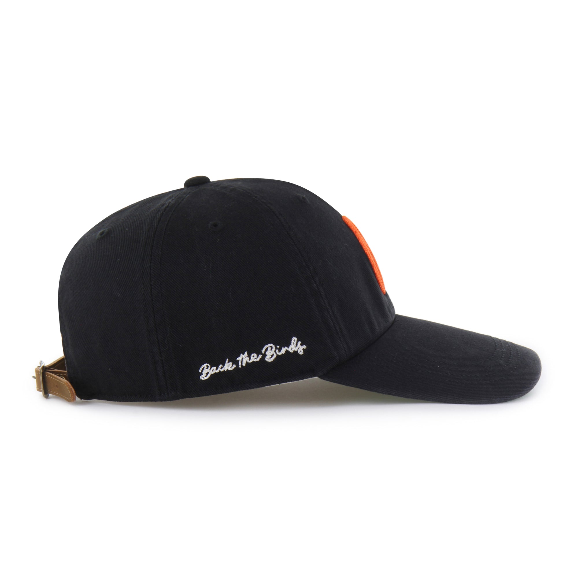 BALTIMORE ORIOLES CHAIN SIDE STITCH '47 CLEAN UP LONG VISOR
