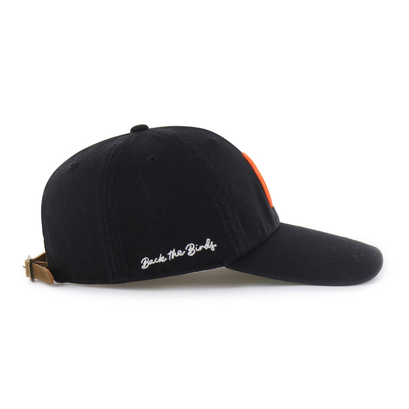 BALTIMORE ORIOLES CHAIN SIDE STITCH '47 CLEAN UP LONG VISOR
