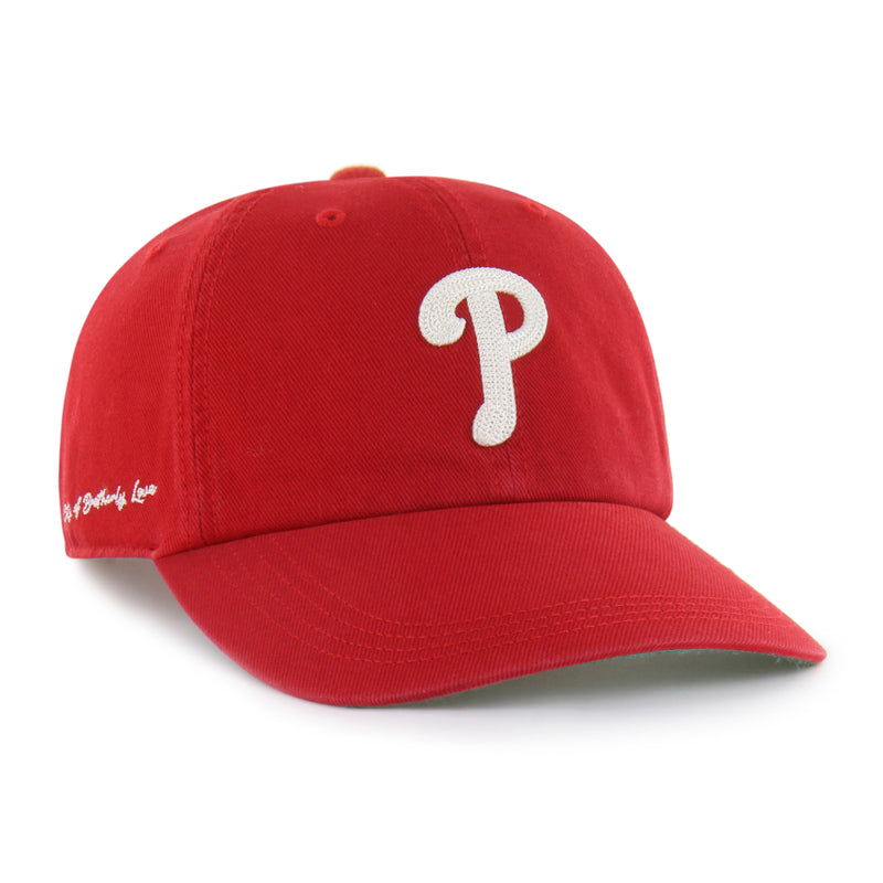 PHILADELPHIA PHILLIES CHAIN SIDE STITCH '47 CLEAN UP LONG VISOR