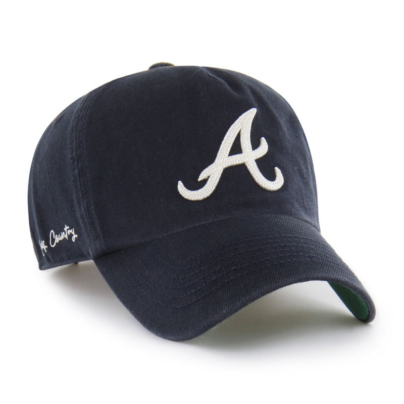 ATLANTA BRAVES CHAIN SIDE STITCH '47 CLEAN UP PINCH FRONT