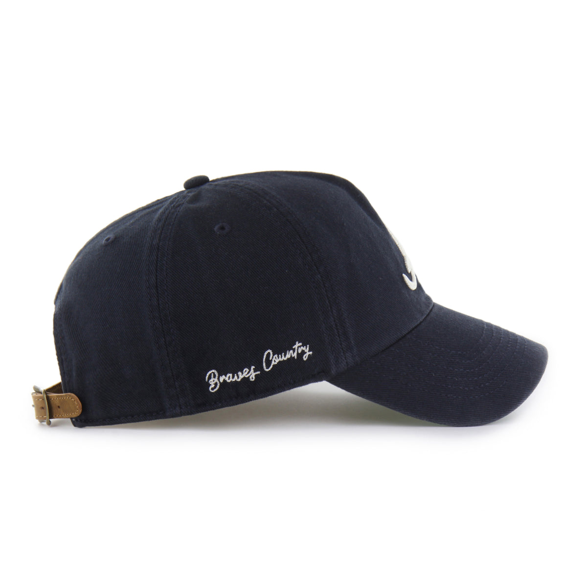 ATLANTA BRAVES CHAIN SIDE STITCH '47 CLEAN UP PINCH FRONT