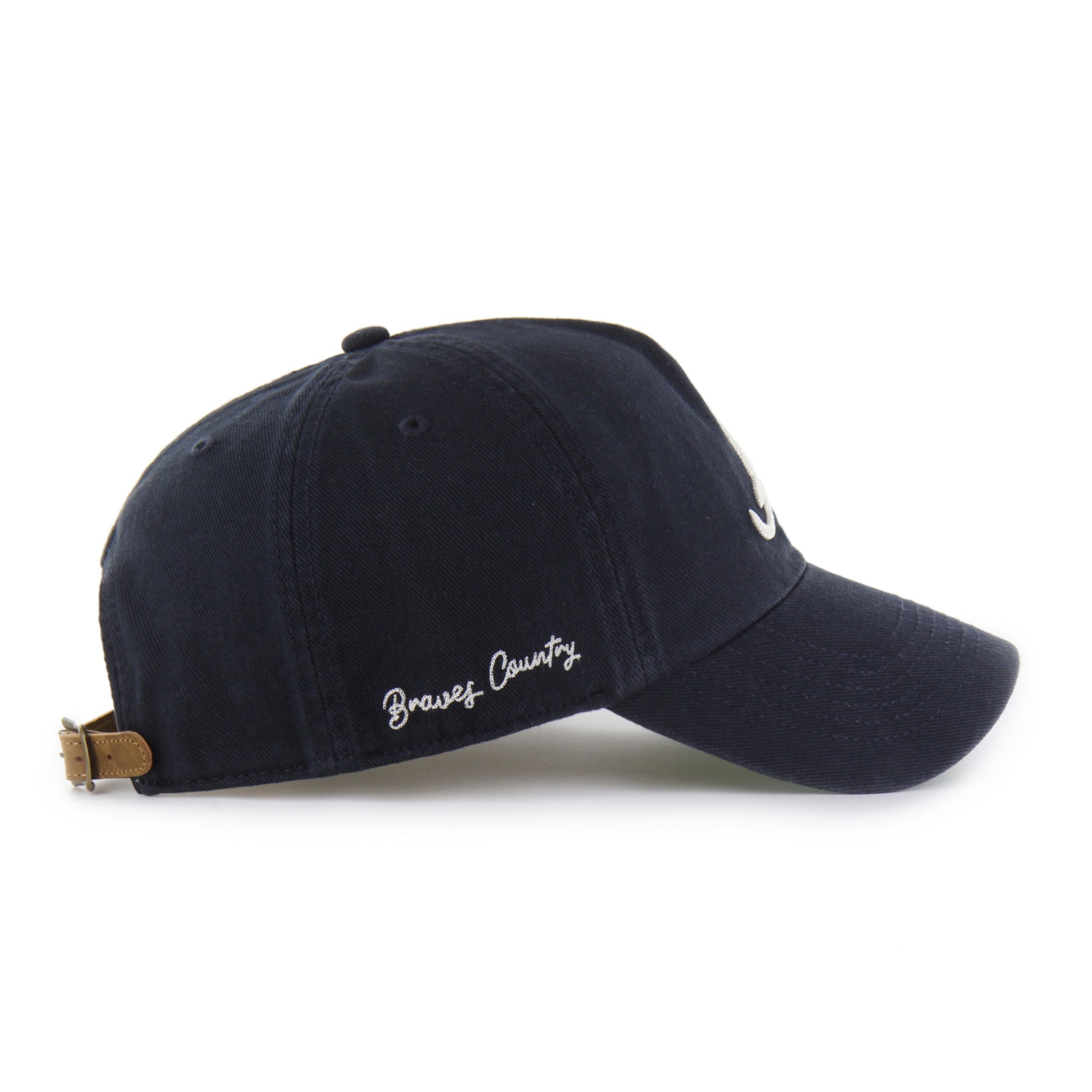 ATLANTA BRAVES CHAIN SIDE STITCH '47 CLEAN UP PINCH FRONT