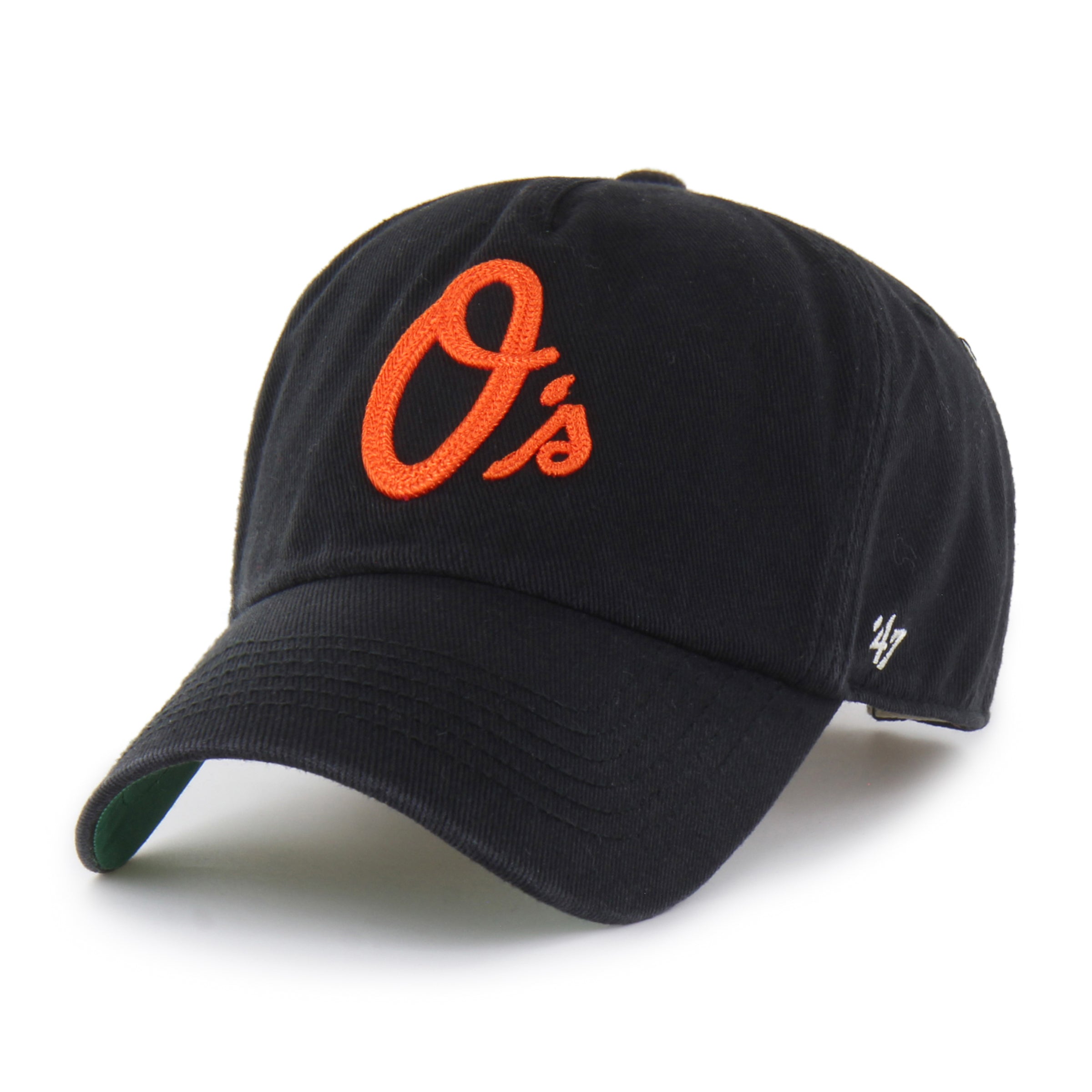 BALTIMORE ORIOLES CHAIN SIDE STITCH '47 CLEAN UP PINCH FRONT - Black