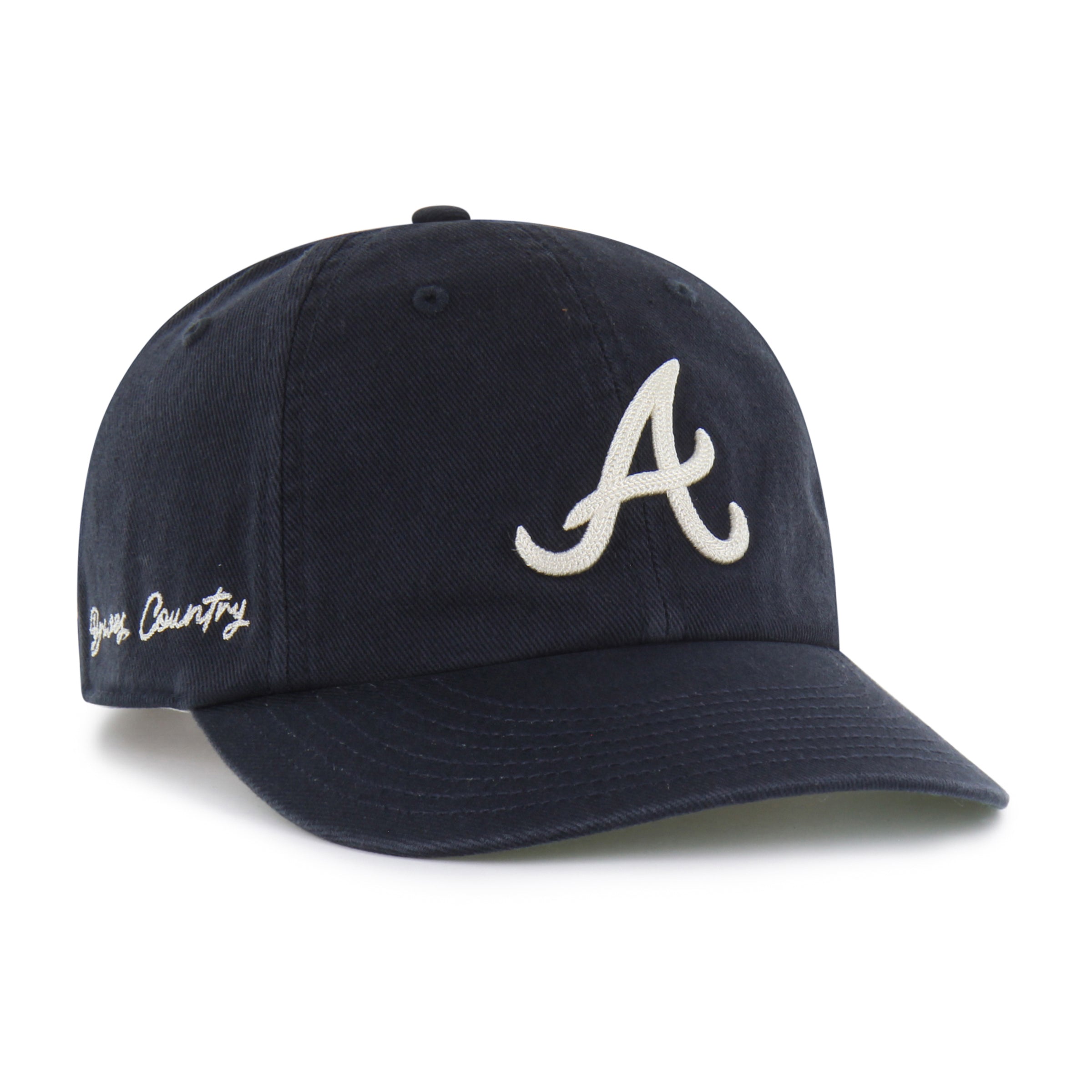 NOTRE DAME STANDALON CHAIN SIDE STITCH '47 CLEAN UP ROUND VISOR - Navy