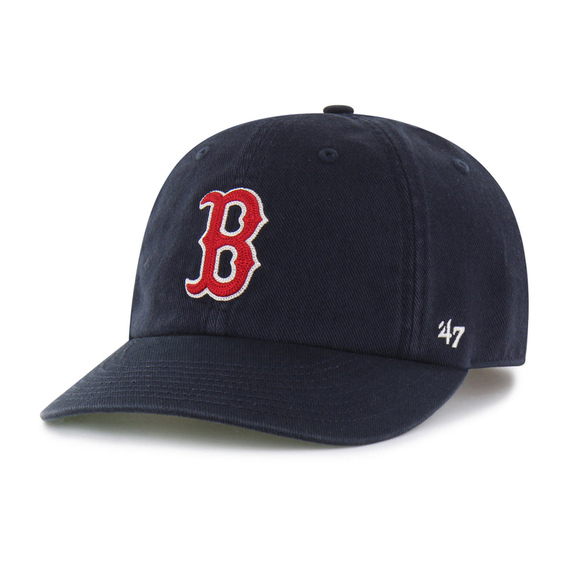 BOSTON RED SOX CHAIN SIDE STITCH '47 CLEAN UP ROUND VISOR