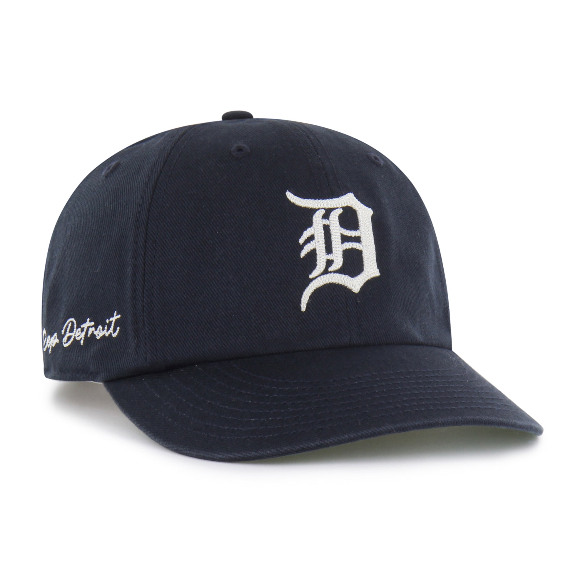 DETROIT TIGERS CHAIN SIDE STITCH '47 CLEAN UP ROUND VISOR