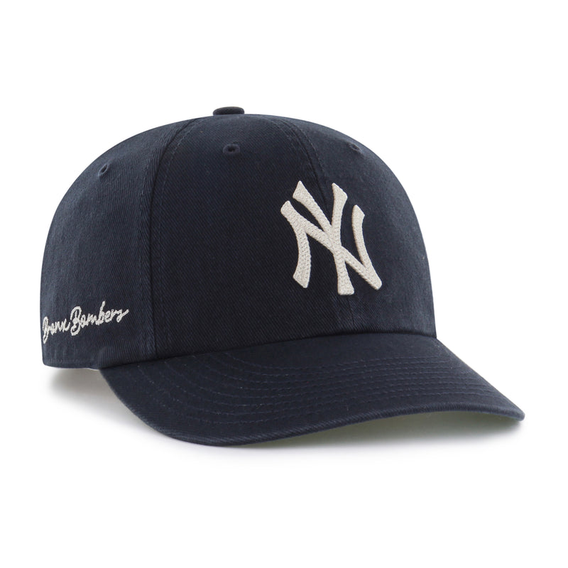 NEW YORK YANKEES CHAIN SIDE STITCH '47 CLEAN UP ROUND VISOR