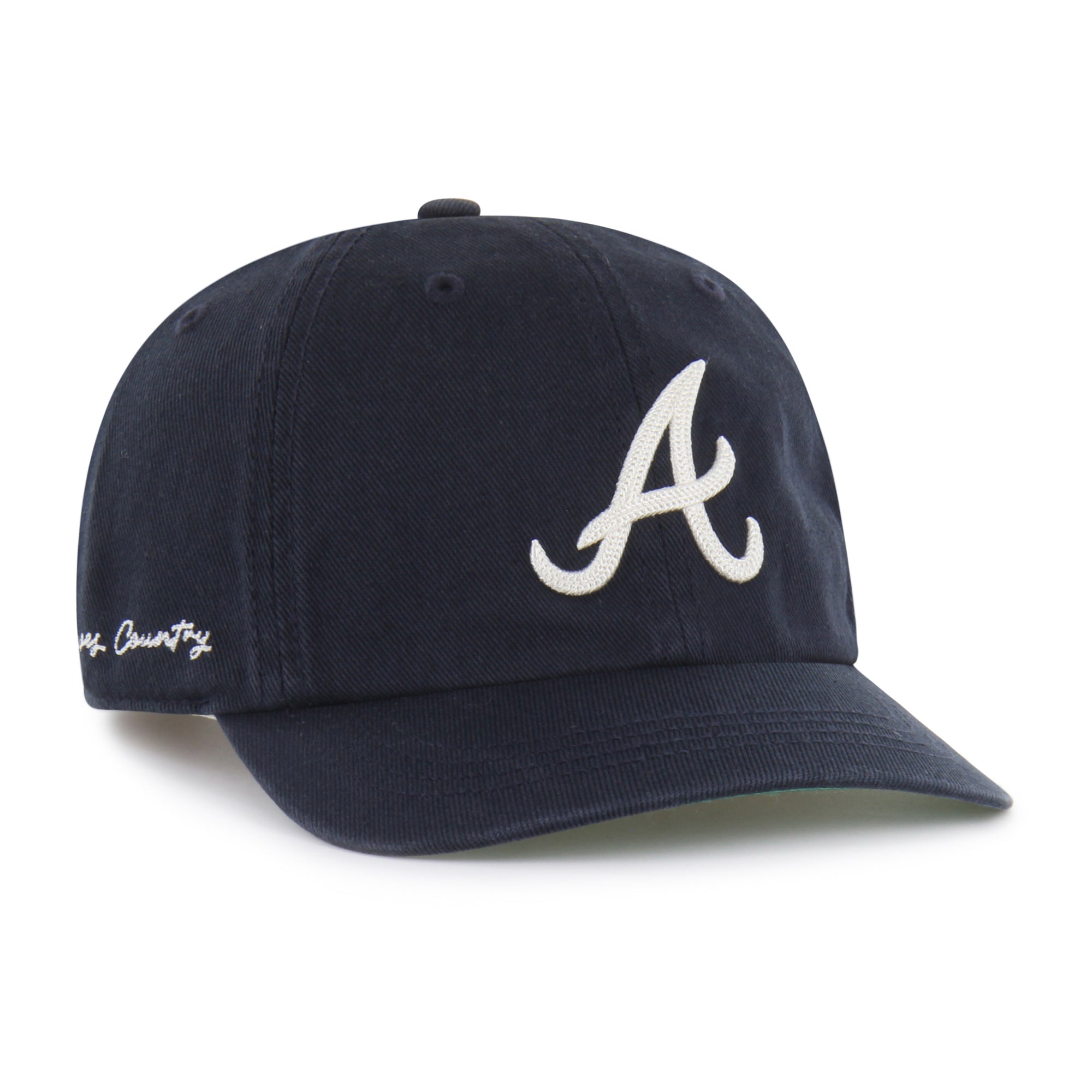 ATLANTA BRAVES CHAIN SIDE STITCH '47 CLEAN UP SHORT VISOR