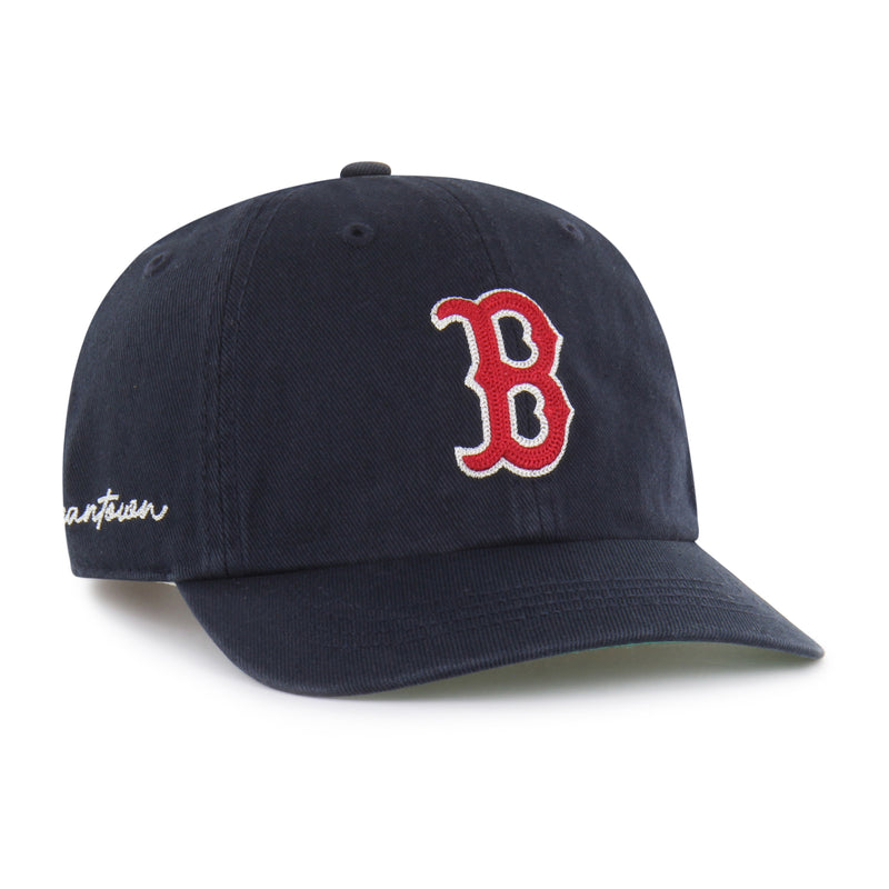 BOSTON RED SOX CHAIN SIDE STITCH '47 CLEAN UP SHORT VISOR