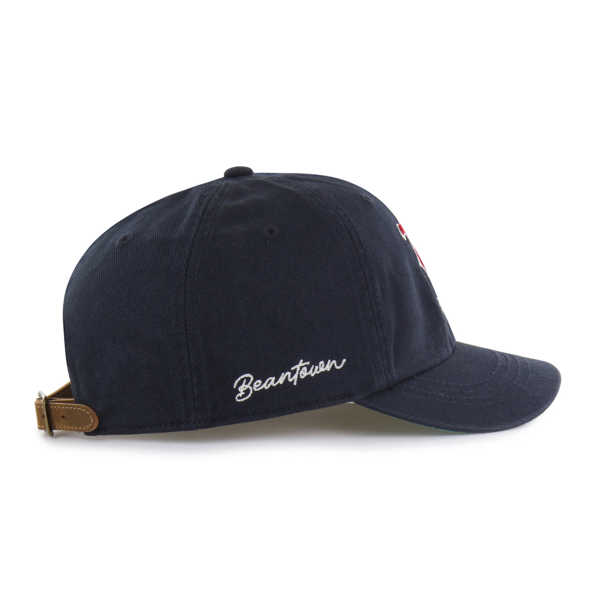 BOSTON RED SOX CHAIN SIDE STITCH '47 CLEAN UP SHORT VISOR