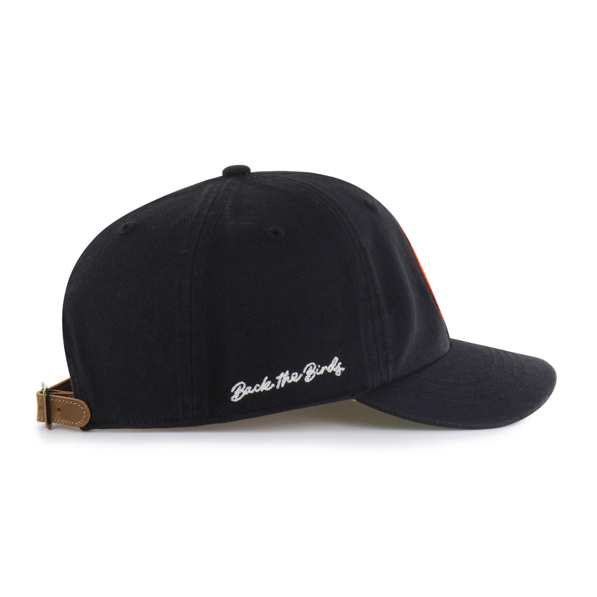 BALTIMORE ORIOLES CHAIN SIDE STITCH '47 CLEAN UP SHORT VISOR