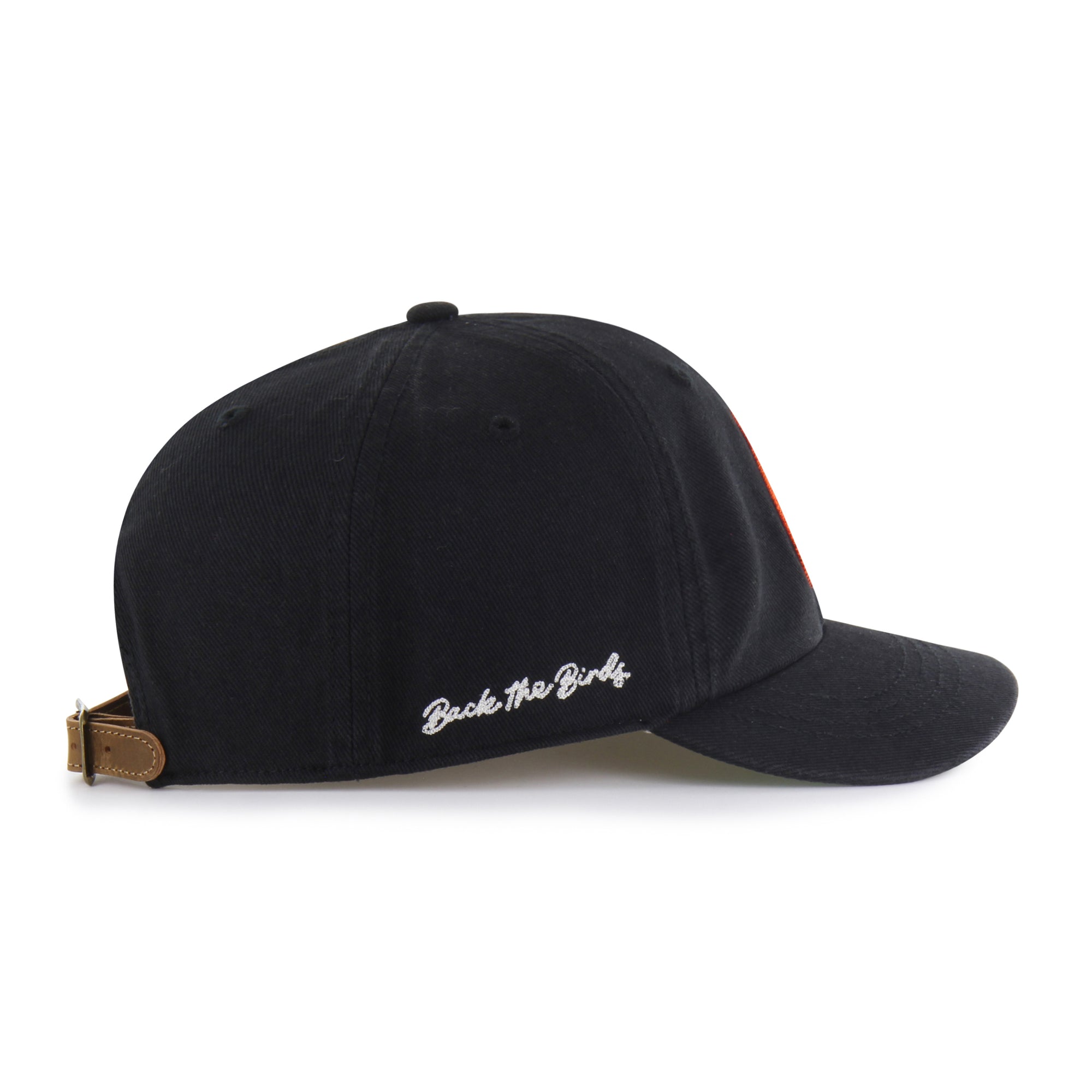 BALTIMORE ORIOLES CHAIN SIDE STITCH '47 CLEAN UP SHORT VISOR