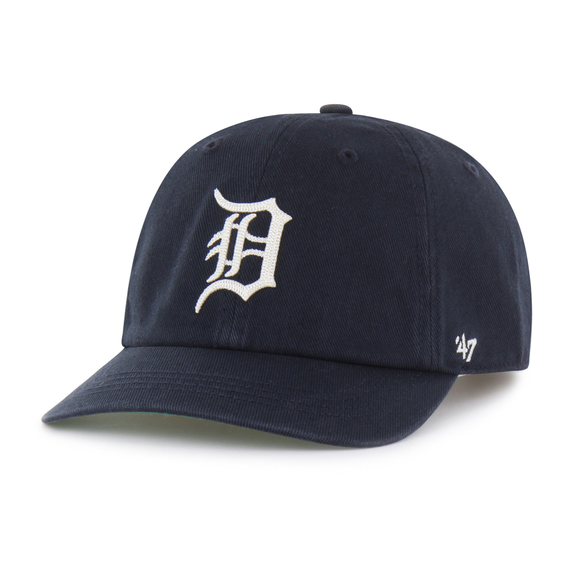 DETROIT TIGERS CHAIN SIDE STITCH '47 CLEAN UP SHORT VISOR