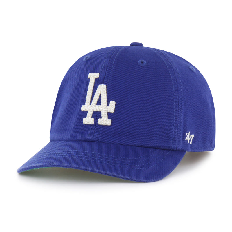 LOS ANGELES DODGERS CHAIN SIDE STITCH '47 CLEAN UP SHORT VISOR