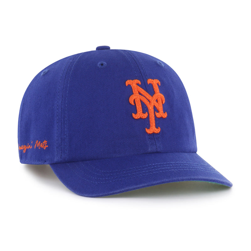 NEW YORK METS CHAIN SIDE STITCH '47 CLEAN UP SHORT VISOR