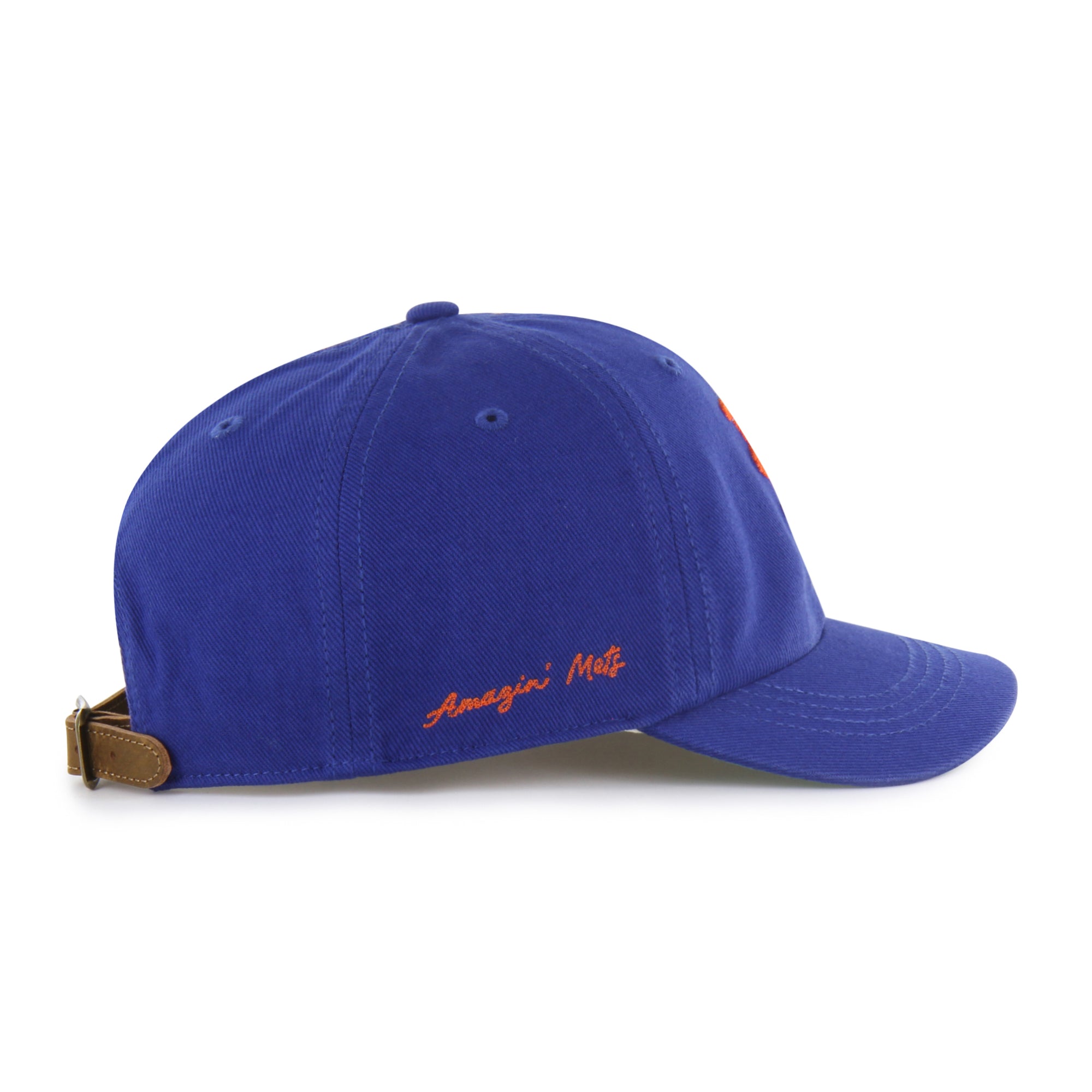 NEW YORK METS CHAIN SIDE STITCH '47 CLEAN UP SHORT VISOR