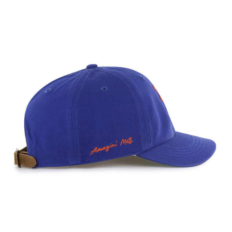 NEW YORK METS CHAIN SIDE STITCH '47 CLEAN UP SHORT VISOR