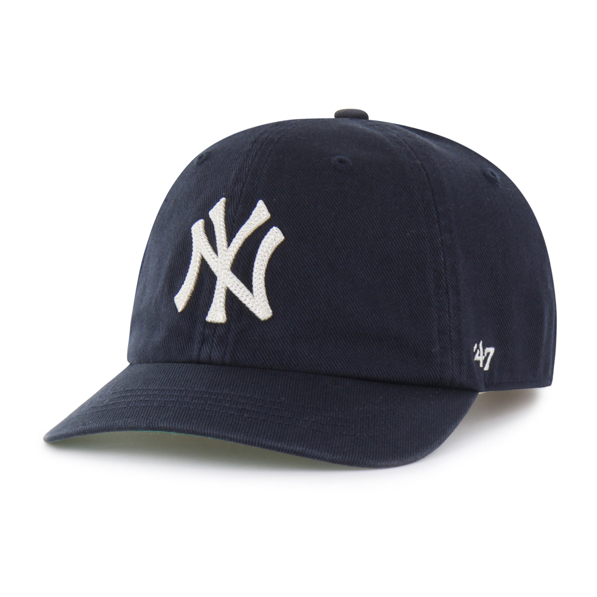 NEW YORK YANKEES CHAIN SIDE STITCH '47 CLEAN UP SHORT VISOR