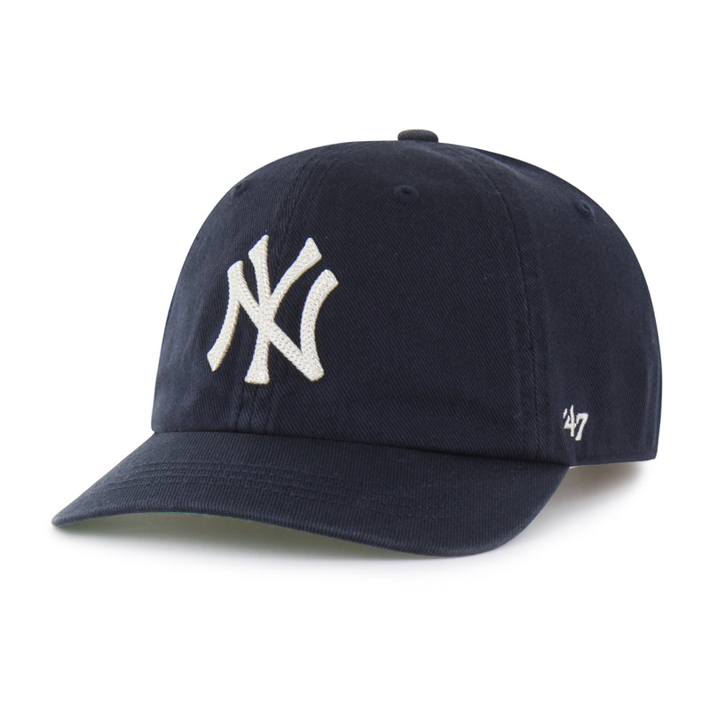 NEW YORK YANKEES CHAIN SIDE STITCH '47 CLEAN UP SHORT VISOR