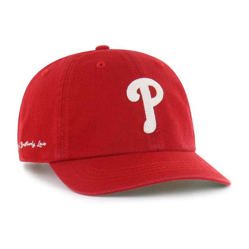 PHILADELPHIA PHILLIES CHAIN SIDE STITCH '47 CLEAN UP SHORT VISOR