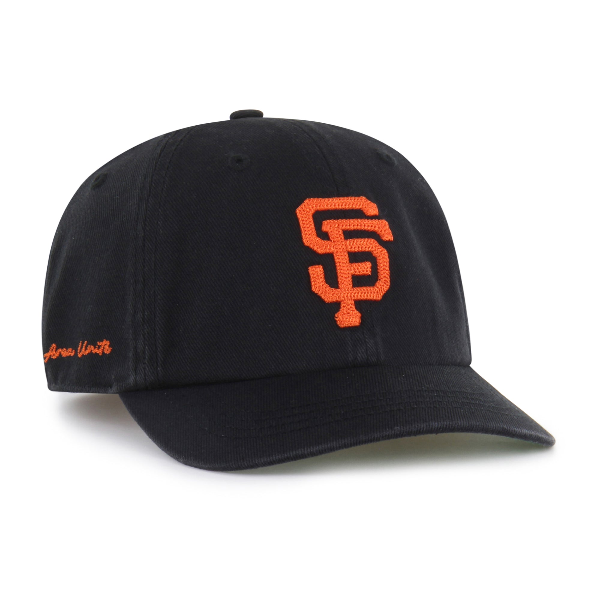 SAN FRANCISCO GIANTS CHAIN SIDE STITCH '47 CLEAN UP SHORT VISOR