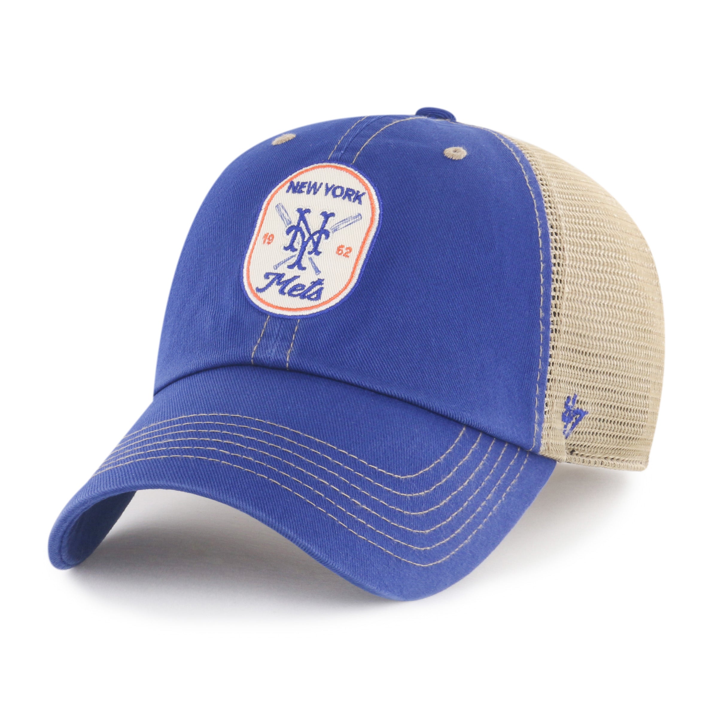 NEW YORK METS CROSSPATCH MESH '47 CLEAN UP - Blue
