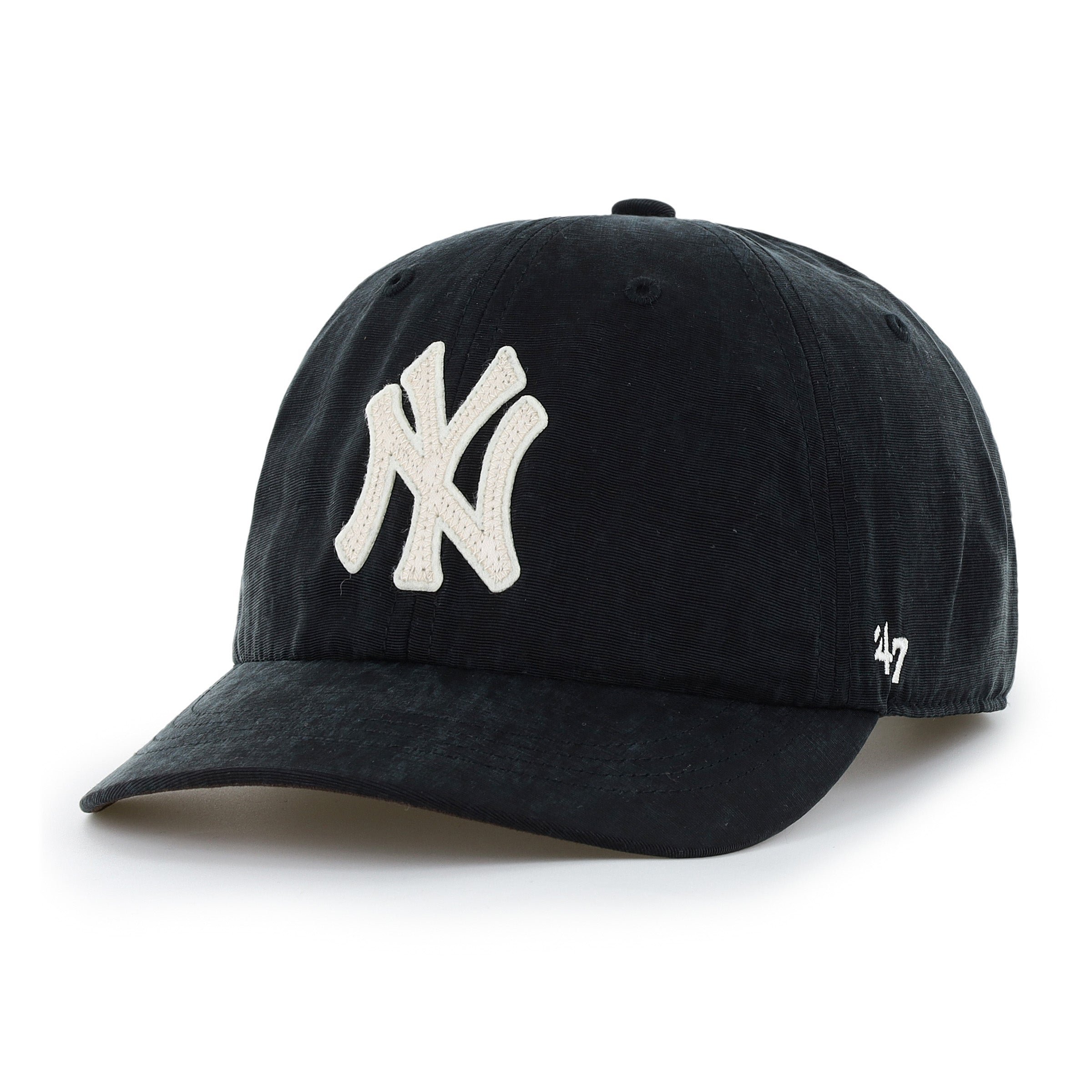 NEW YORK YANKEES '47 CLEAN UP SHORT VISOR - Black