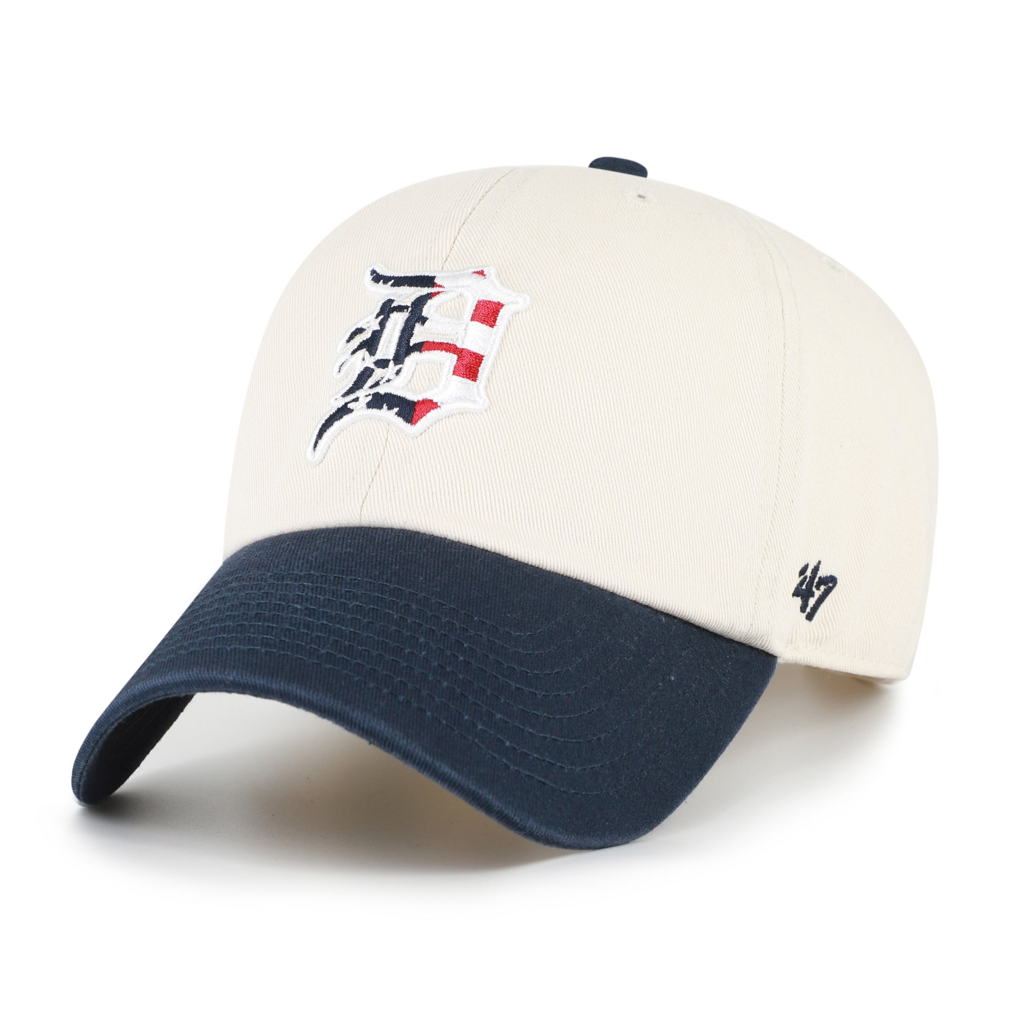 DETROIT TIGERS FLAG FILL TWO TONE '47 CLEAN UP