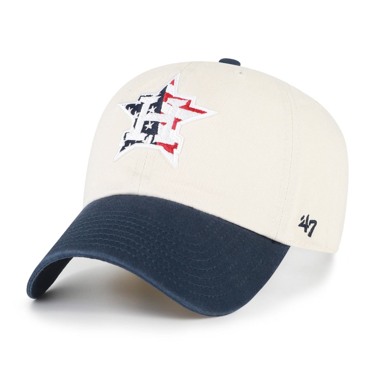 HOUSTON ASTROS FLAG FILL TWO TONE '47 CLEAN UP
