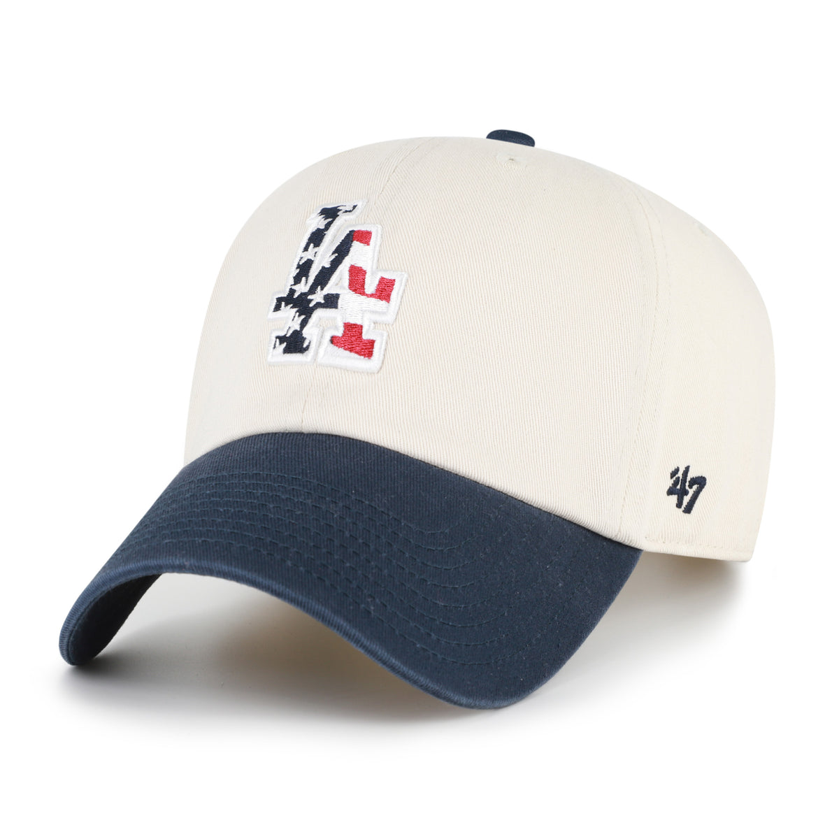 LOS ANGELES DODGERS FLAG FILL TWO TONE '47 CLEAN UP