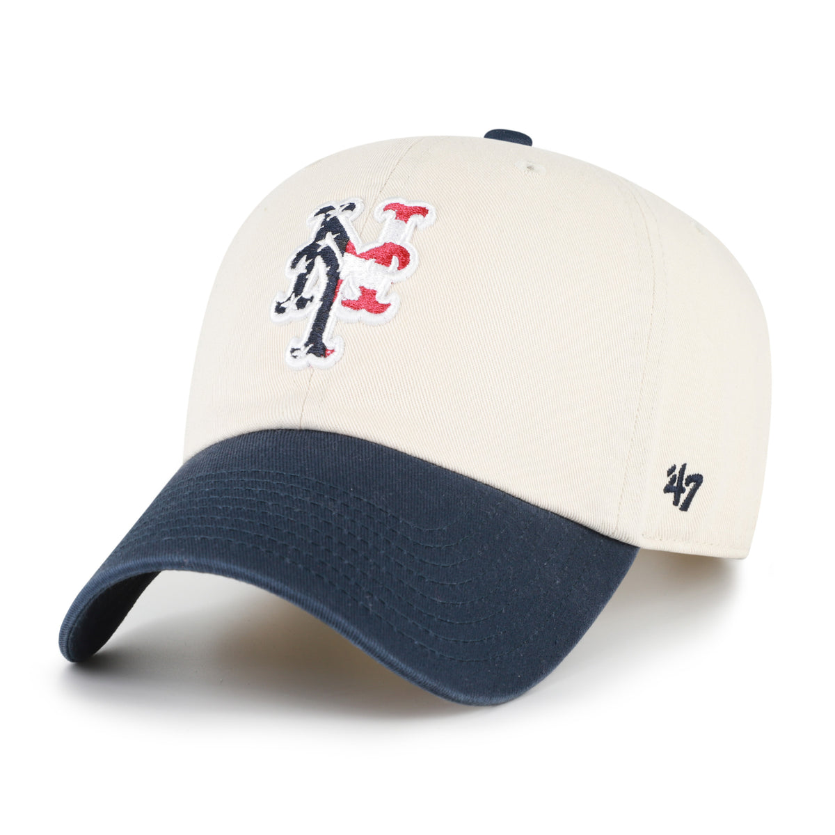 NEW YORK METS FLAG FILL TWO TONE '47 CLEAN UP