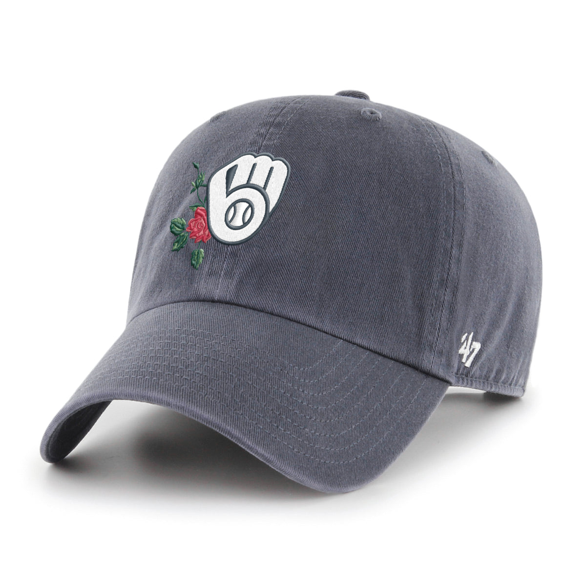 MILWAUKEE BREWERS FLORAL LOGO '47 CLEAN UP