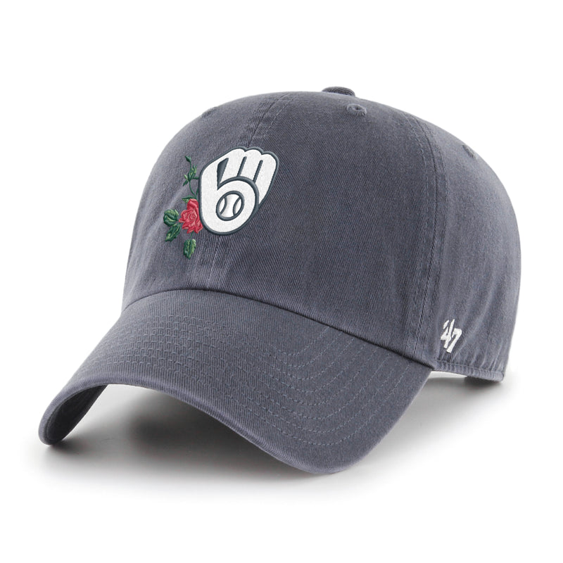 MILWAUKEE BREWERS FLORAL LOGO '47 CLEAN UP