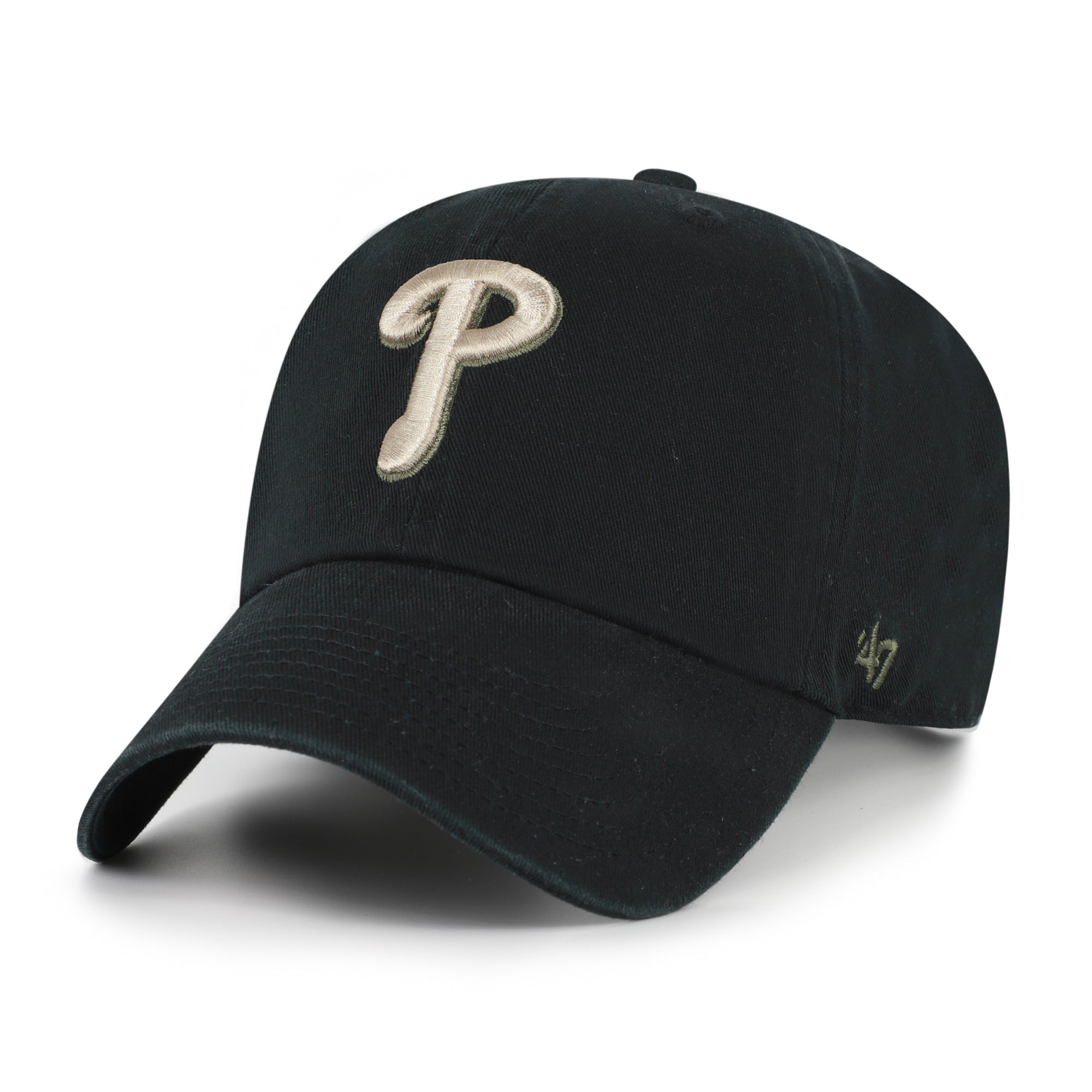 PHILADELPHIA PHILLIES KHAKI ACCENTS '47 CLEAN UP